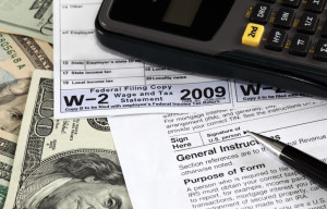 Tax Preparation Forms And Pen